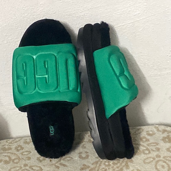 UGG Chunky Slides💚🖤+JLO⭐️👖Superstar sz5+2💀🔥10x4 NOC - Picture 7 of 16
